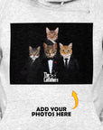 Sudadera con capucha personalizada para 4 mascotas 'The Catfathers'