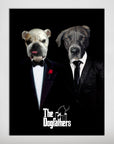 Mini retrato personalizado de dos mascotas de 'The Dogfathers'