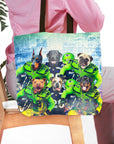 Bolsa de mano personalizada para 6 mascotas 'Seattle Doggos'