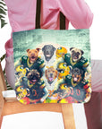 Bolsa de mano personalizada para 6 mascotas 'Green Bay Doggos'