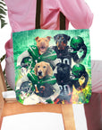 Bolsa de mano personalizada para 4 mascotas 'New York Jet-Doggos'