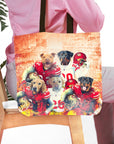 'San Francisco 40Doggos' Personalized 5 Pet Tote Bag