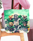 Bolsa de mano personalizada para 6 mascotas 'New York Jet-Doggos'