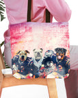 'New England Doggos' Personalized 3 Pet Tote Bag