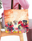 'San Francisco 40Doggos' Personalized 3 Pet Tote Bag