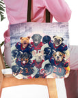 Bolsa de mano personalizada para 6 mascotas 'Houston Doggos'