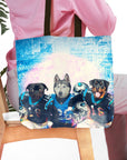 'Carolina Doggos' Personalized 3 Pet Tote Bag