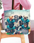 Bolsa de mano personalizada para 6 mascotas "Jacksonville Doggos"