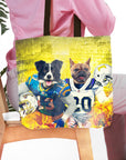 'San Diego Doggos' Personalized 2 Pet Tote Bag