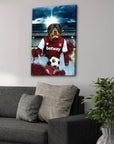 'West Ham United Doggos Football' Personalized Pet Canvas