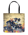 Bolsa de mano personalizada para 5 mascotas 'Pittsburgh Doggos'