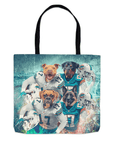 'Miami Doggos' Personalized 4 Pet Tote Bag