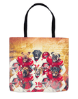 Bolsa de mano personalizada para 6 mascotas "Kansas City Doggos"