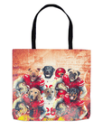 'San Francisco 40Doggos' Personalized 6 Pet Tote Bag