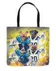 'San Diego Doggos' Personalized 4 Pet Tote Bag