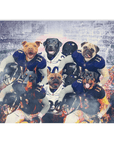 Manta personalizada para 6 mascotas 'Baltimore Doggos'