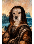 Mini retrato de perro personalizado 'Dogga Lisa'