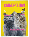 'Catmopolitan' Manta personalizada para 2 mascotas