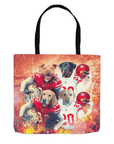 'San Francisco 40Doggos' Personalized 4 Pet Tote Bag