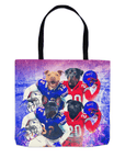 'Buffalo Doggos' Personalized 4 Pet Tote Bag