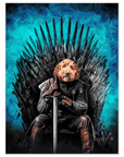 Mini retrato de perro personalizado de 'Game of Bones'