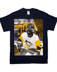 Camiseta personalizada para mascotas con el lema 'Pittsburgh Doggos Hockey'