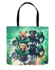 Bolsa de mano personalizada para 4 mascotas 'New York Jet-Doggos'