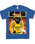 Camiseta personalizada para mascotas con el lema "Indiana Pacers Doggos"