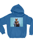 Sudadera con capucha personalizada para 2 mascotas 'Step Kitties'