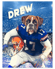 Mini retrato de mascota personalizado "Florida Gators Doggos"