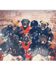 'Chicago Doggos' Personalized 6 Pet Blanket