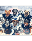 Póster personalizado para 6 mascotas "Dallas Doggos"