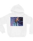 Sudadera con capucha personalizada '1980s Lazer Portrait'