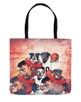 Bolsa de mano personalizada para 5 mascotas 'Cincinnati Doggos'