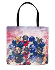 Bolsa de mano personalizada para 6 mascotas 'New York Doggos'