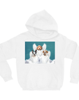 Sudadera con capucha personalizada para 3 mascotas '3 Angels'