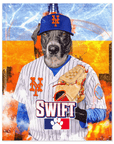 Póster personalizado para mascotas "New York Mets Doggos"