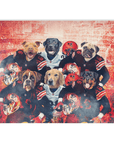 'Cleveland Doggos' Personalized 6 Pet Blanket