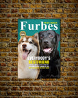 Póster personalizado de 2 mascotas 'Furbes'