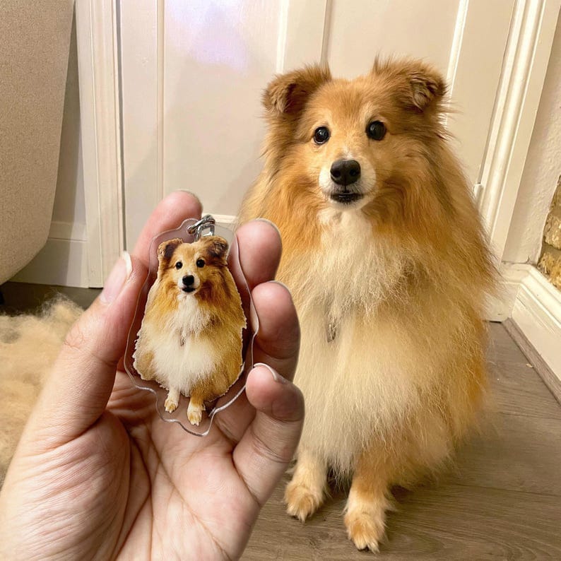 Bundle With an Acrylic Pet Photo Keychain for 50% Off!