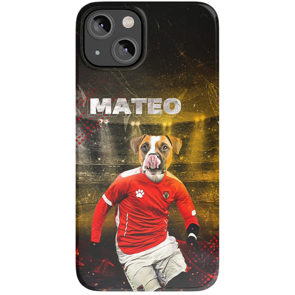 Funda para móvil personalizada &#39;Austria Doggos Soccer&#39;