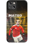 Funda para móvil personalizada 'Austria Doggos Soccer'