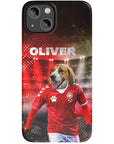 Funda para móvil personalizada 'Dinamarca Doggos Soccer'