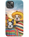 '2 Amigos' Funda personalizada para teléfono con 2 mascotas