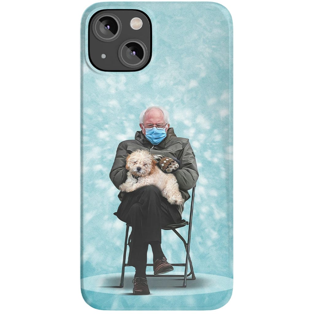 Funda para móvil personalizada &#39;Bernard y su mascota&#39;