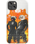 Funda personalizada para teléfono con 2 mascotas 'Charlie's Doggos'