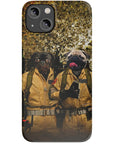 Funda para móvil personalizada con 2 mascotas 'Dog Busters'