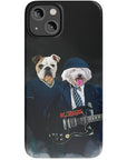 Funda personalizada para teléfono con 2 mascotas 'AC/Doggos'