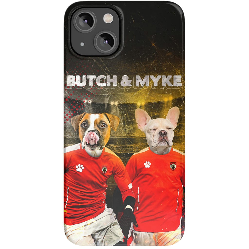 &#39;Austria Doggos&#39; Funda personalizada para teléfono con 2 mascotas