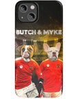 'Austria Doggos' Funda personalizada para teléfono con 2 mascotas